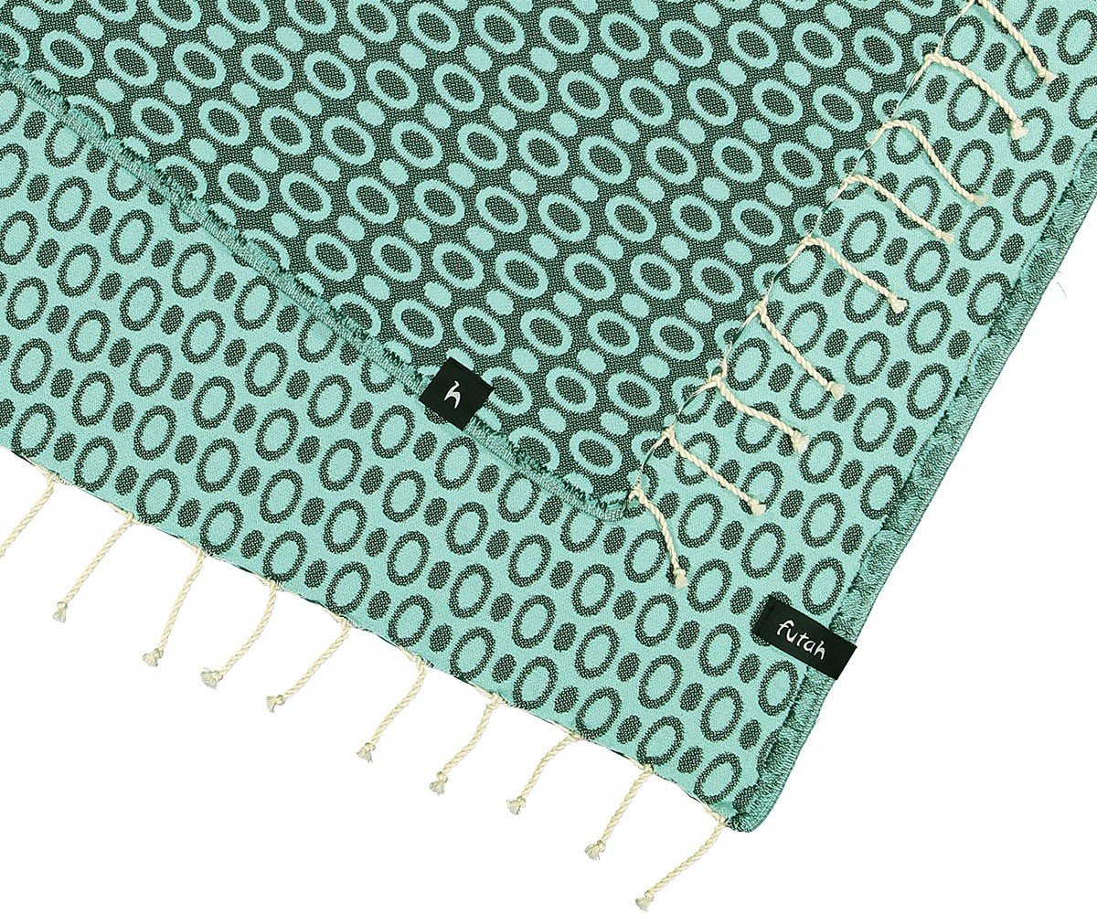 Pulse Green Beach Towel - Futah