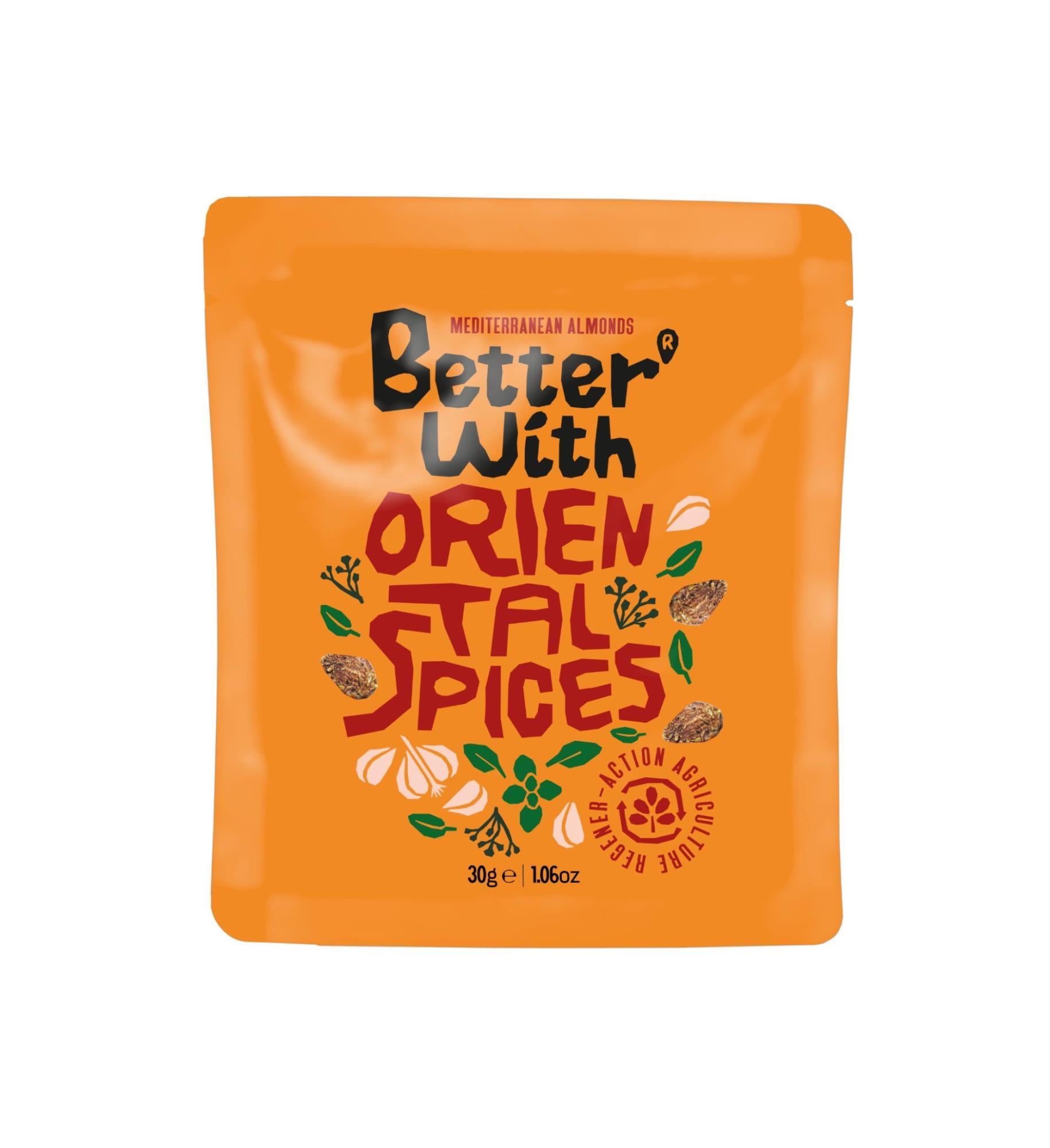 Better With Oriental Spices Almonds 30g