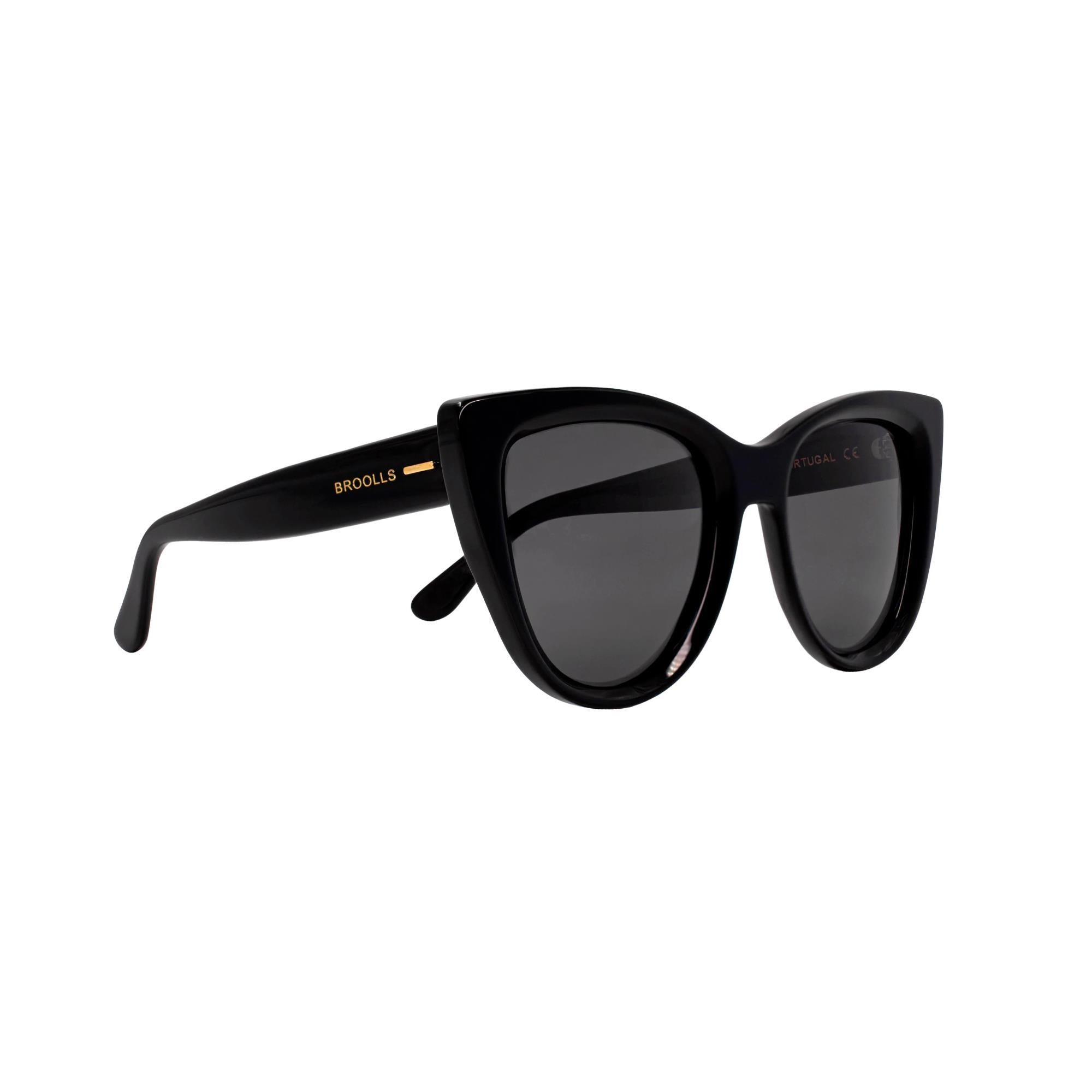 SQUARE Black Sunglasses - Broolls