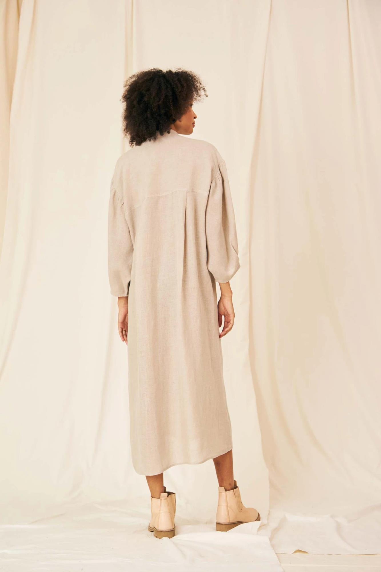 Beatriz Linen Gaze Chemise - Flavia Aranha