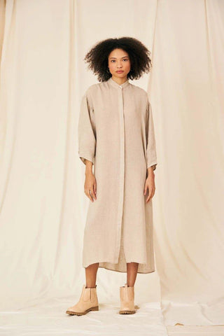 Beatriz Linen Gaze Chemise - Flavia Aranha