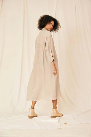 Beatriz Linen Gaze Chemise - Flavia Aranha