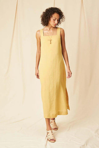 Helen Linen Cambraia Midi Dress - Flavia Aranha