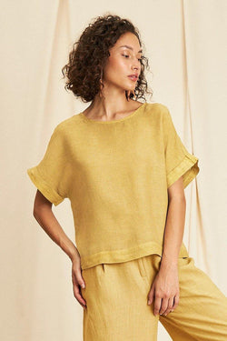Carmem Linen Gauze Blouse - Flavia Aranha