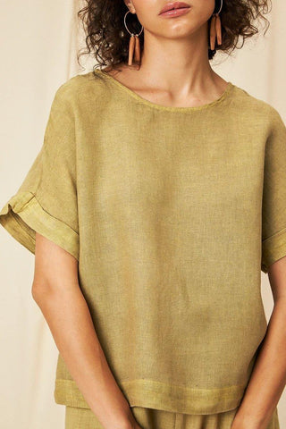 Carmem Linen Gauze Blouse - Flavia Aranha