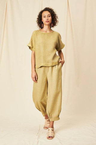 Carmem Linen Gauze Blouse - Flavia Aranha