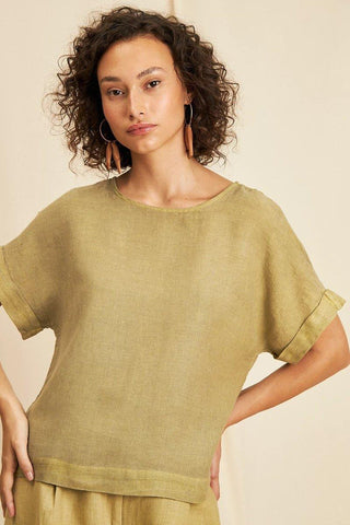Carmem Linen Gauze Blouse - Flavia Aranha