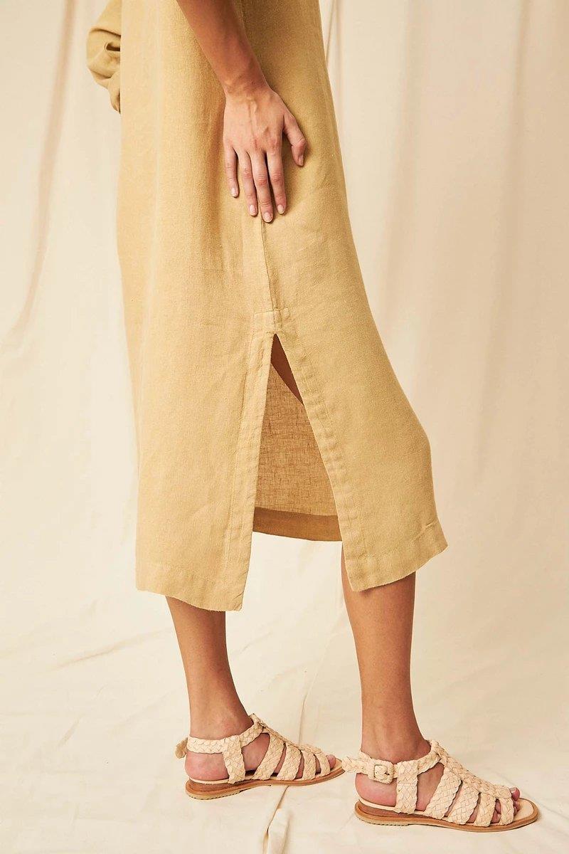 Adelaide Linen Gauze Dress - Flavia Aranha