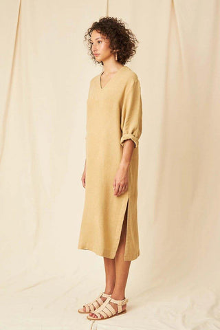 Adelaide Linen Gauze Dress - Flavia Aranha