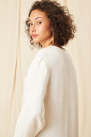 Adelaide Linen Gauze Dress - Flavia Aranha