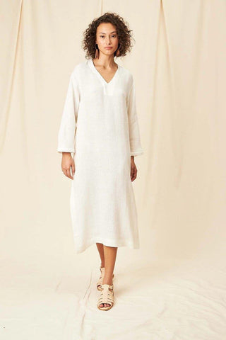 Adelaide Linen Gauze Dress - Flavia Aranha