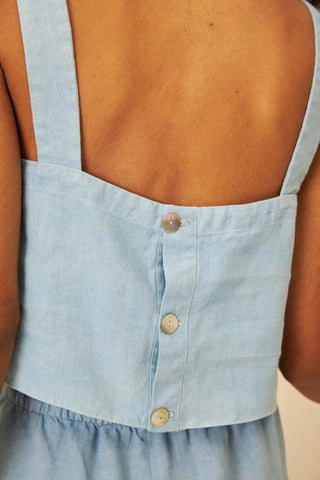 Helena Linen Tank Top - Flavia Aranha