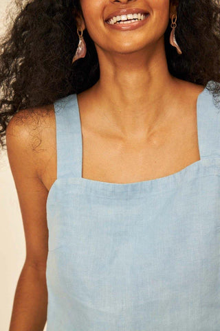Helena Linen Tank Top - Flavia Aranha