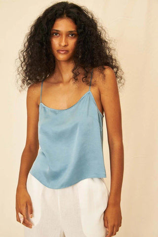 Luma Silk Tank Top - Flavia Aranha