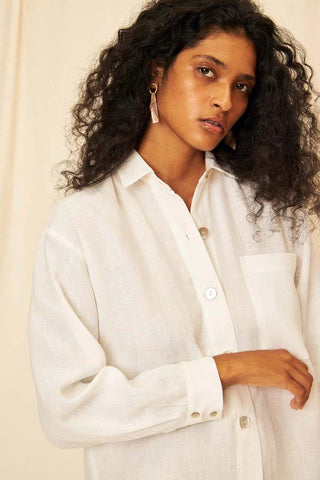 Nina Linen Chemise - Flavia Aranha