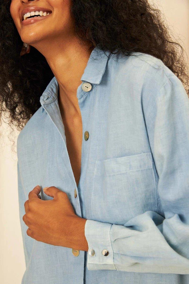 Nina Linen Chemise - Flavia Aranha