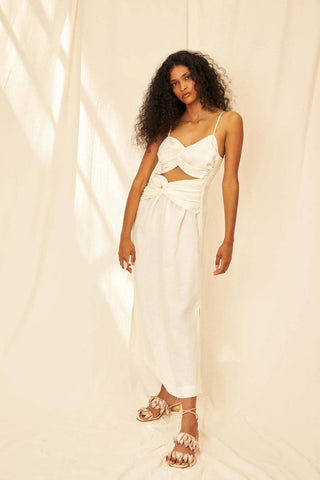 Liz Linen Cambraia Dress - Flavia Aranha