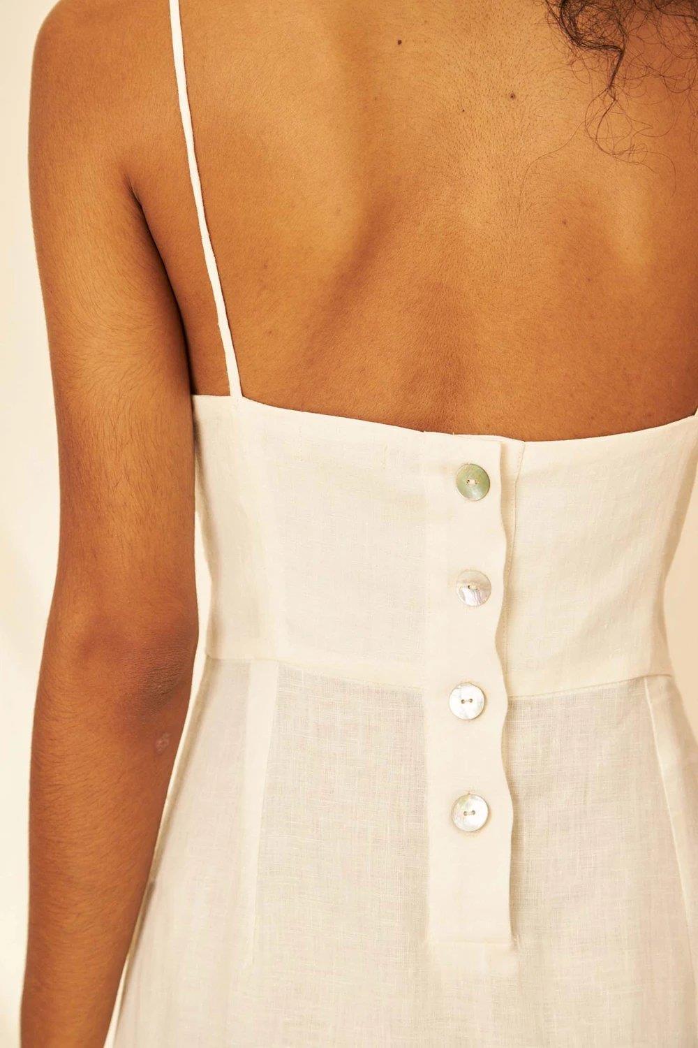Liz Linen Cambraia Dress - Flavia Aranha