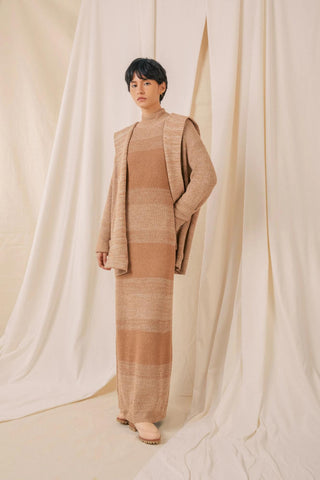 Yeda Tricot Hooded Coat - Flavia Aranha