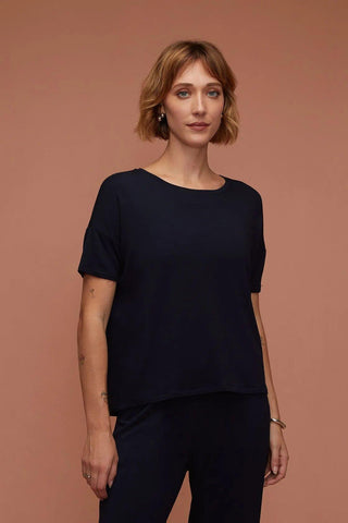 Bamboo II Short Sleeve Blouse - Yogini