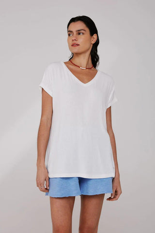 Bamboo Comfort V-neck Blouse - Yogini