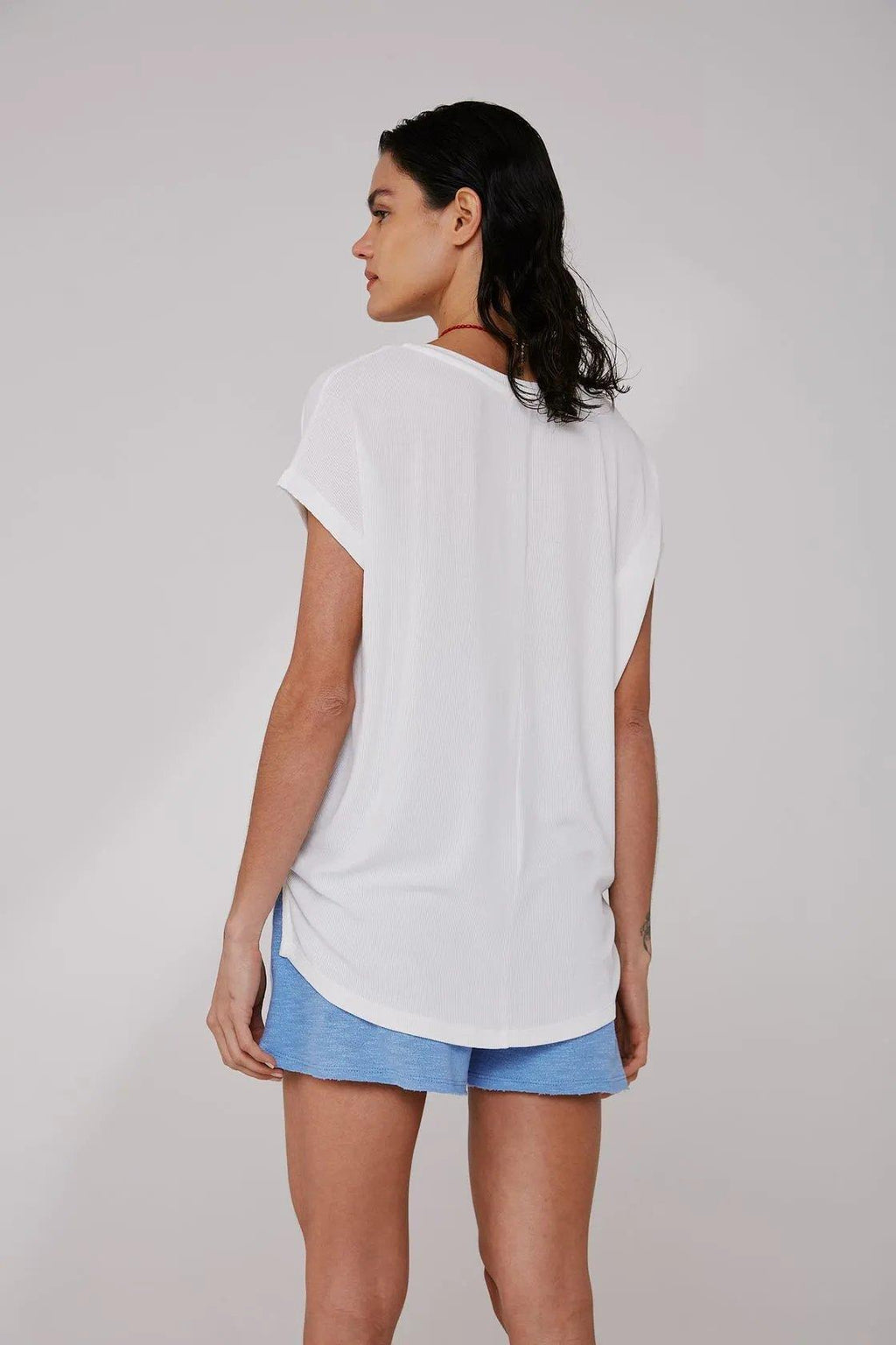 Bamboo Comfort V-neck Blouse - Yogini