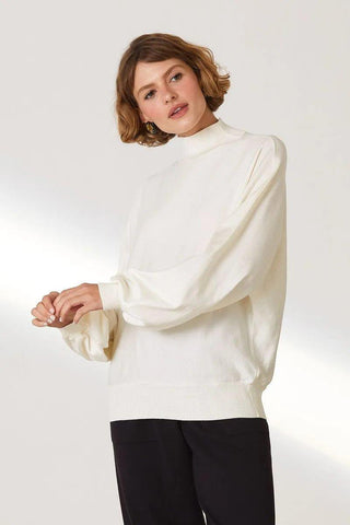 Rebeca Collar Tricot Sweatshirt - Yogini