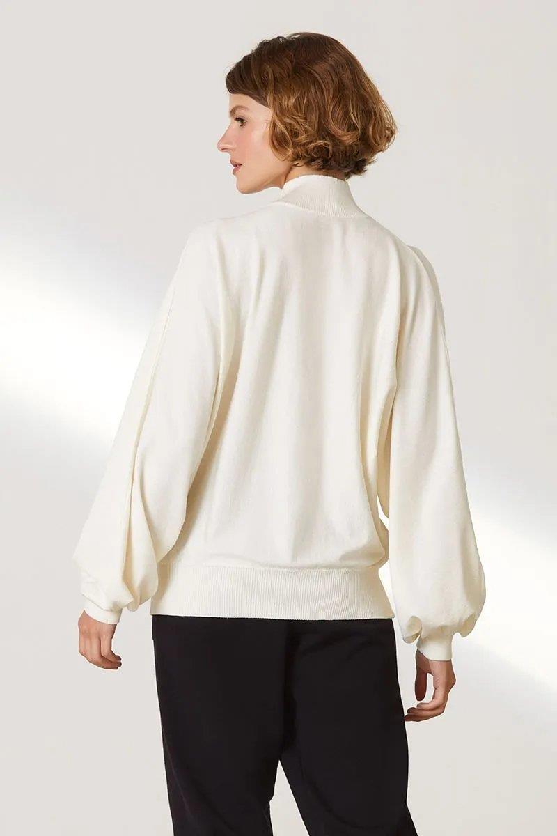 Rebeca Collar Tricot Sweatshirt - Yogini