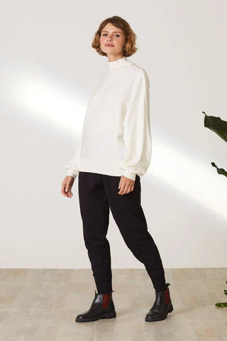 Rebeca Collar Tricot Sweatshirt - Yogini