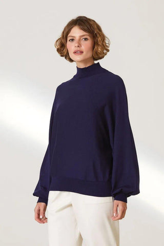 Rebeca Collar Tricot Sweatshirt - Yogini