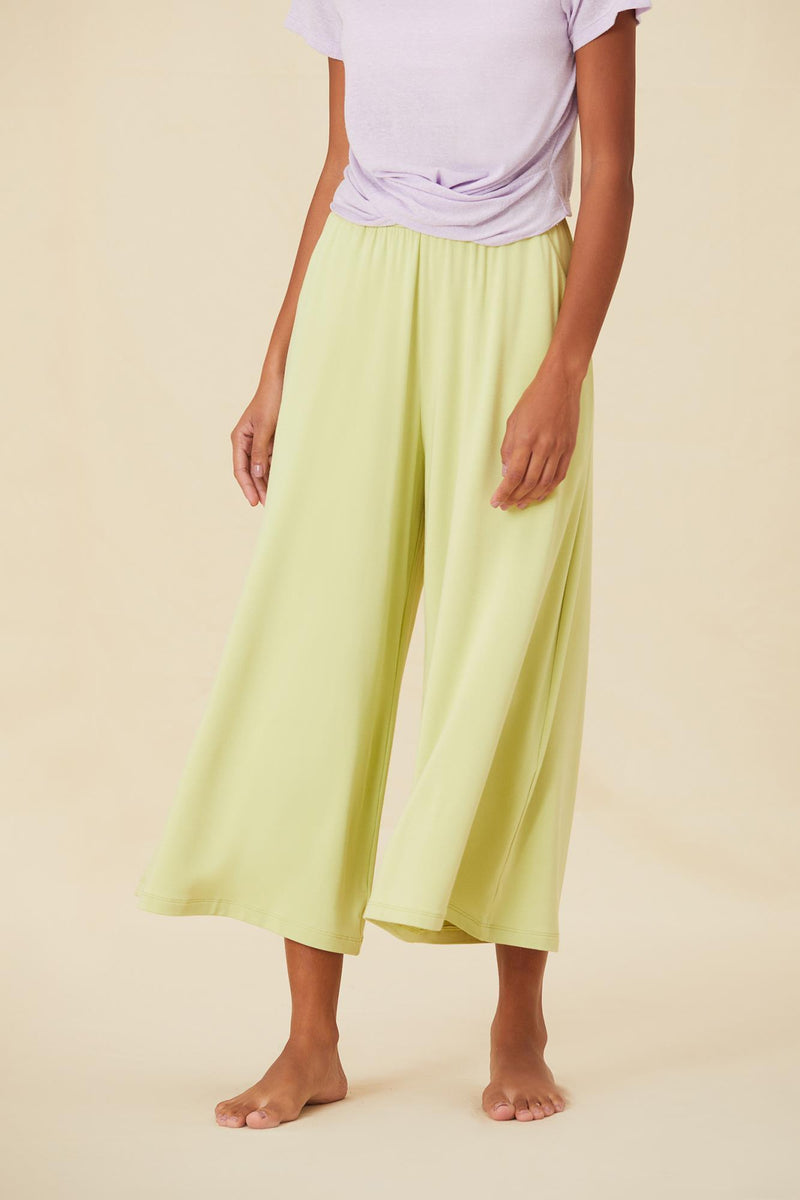 Bamboo Pantacourt Trousers - Yogini