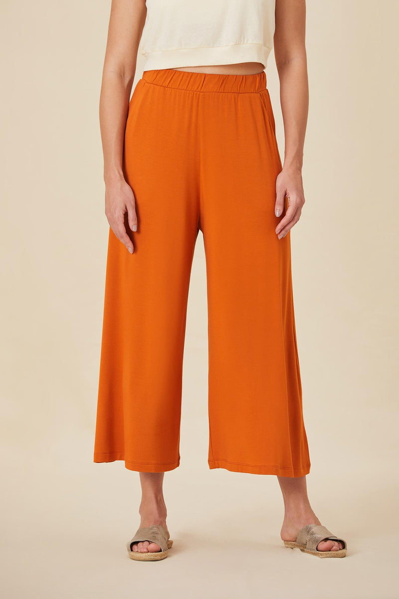 Bamboo Pantacourt Trousers - Yogini