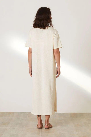 Ipê Cream Cotton Evasion Dress - Yogini