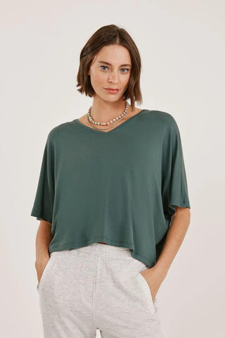 Isis Blouse Cropped Bamboo - Yogini