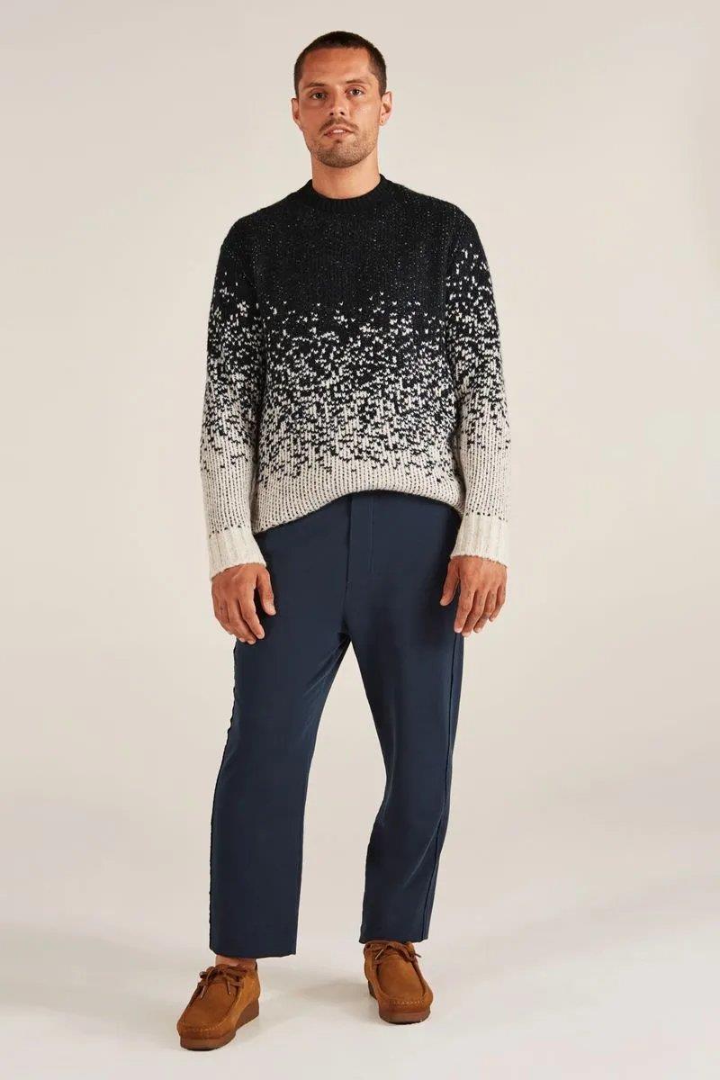Denver Knitted Sweatshirt Black - Yogini