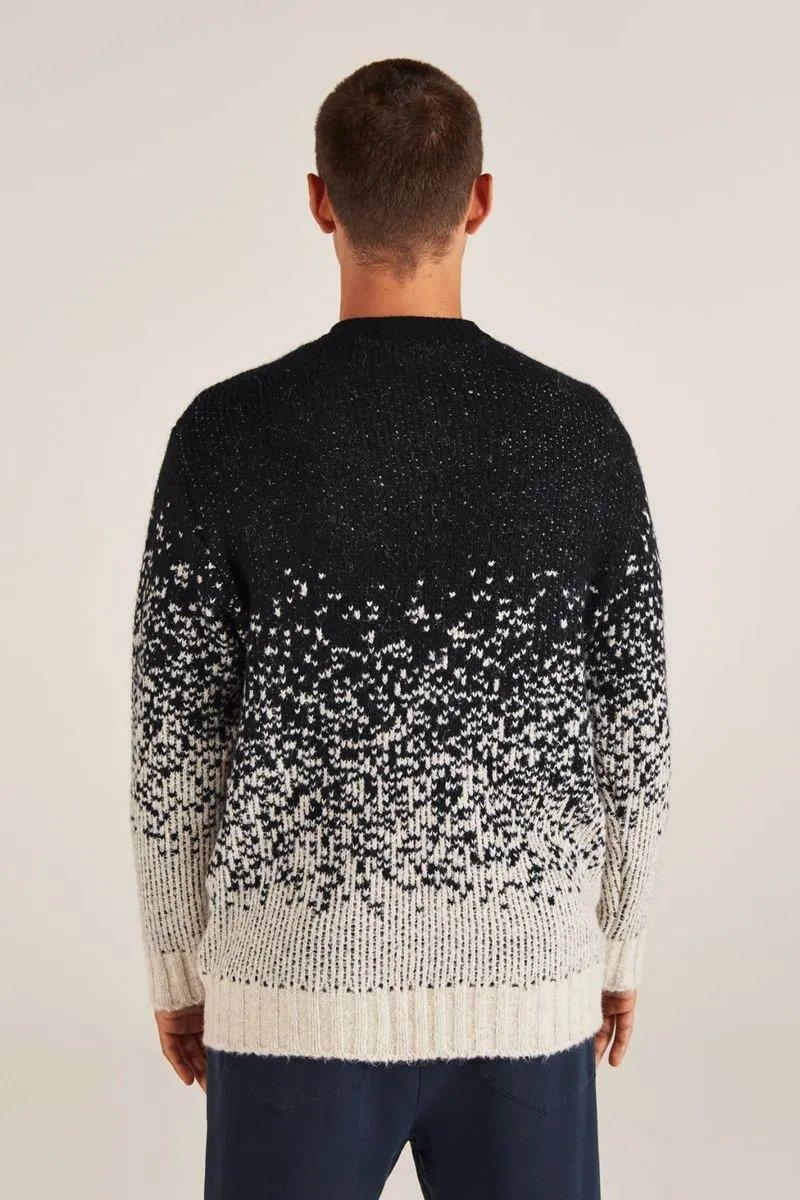 Denver Knitted Sweatshirt Black - Yogini