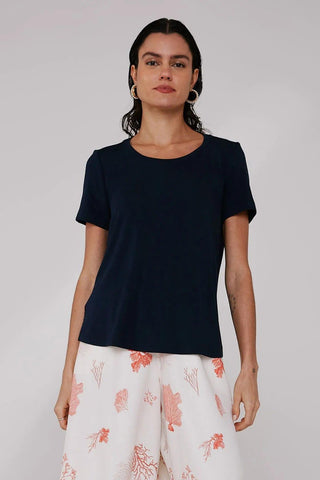Catherine Modal U-Neck Blouse - Yogini