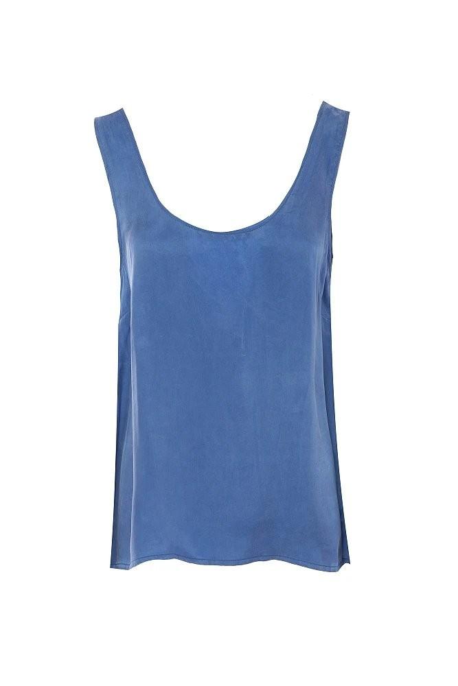 Catherine Modal Navy Short Sleeve Shirt - Yogini