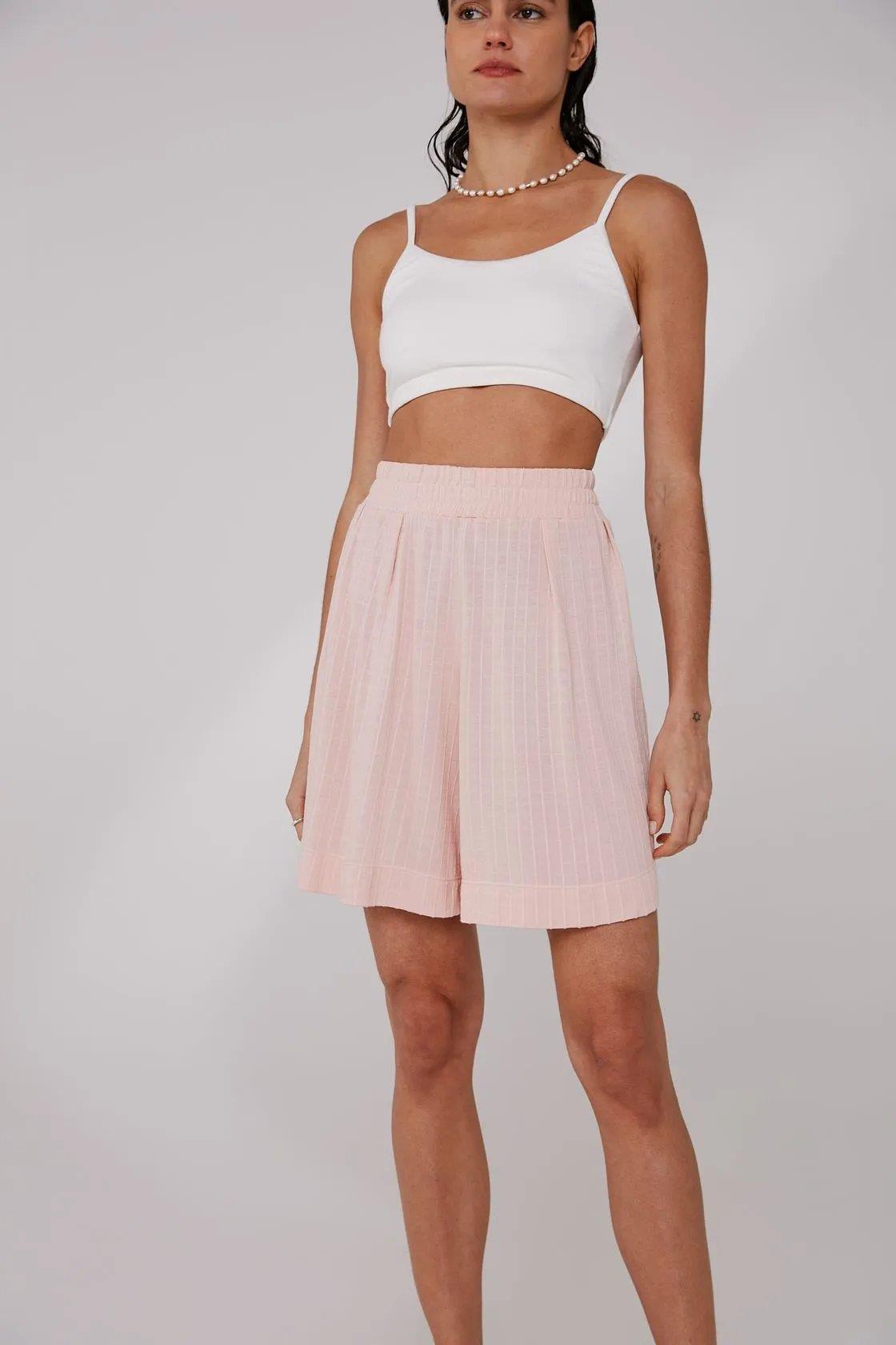 Bella Flowing Rose Shorts - Yogini