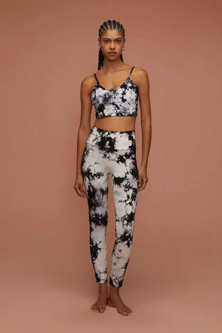Nero Tie Dye Thin Strap Top - Yogini
