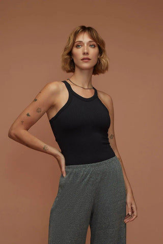 Cora Ribbed Tank Top - Yogini
