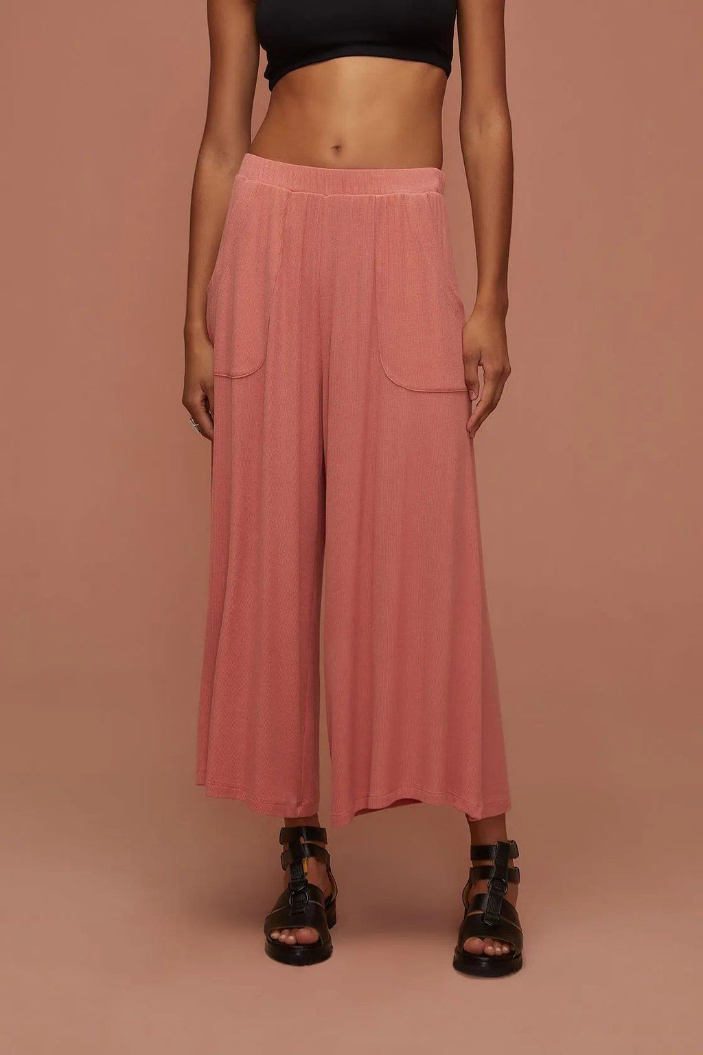 Comfort Pantacourt Trousers - Yogini