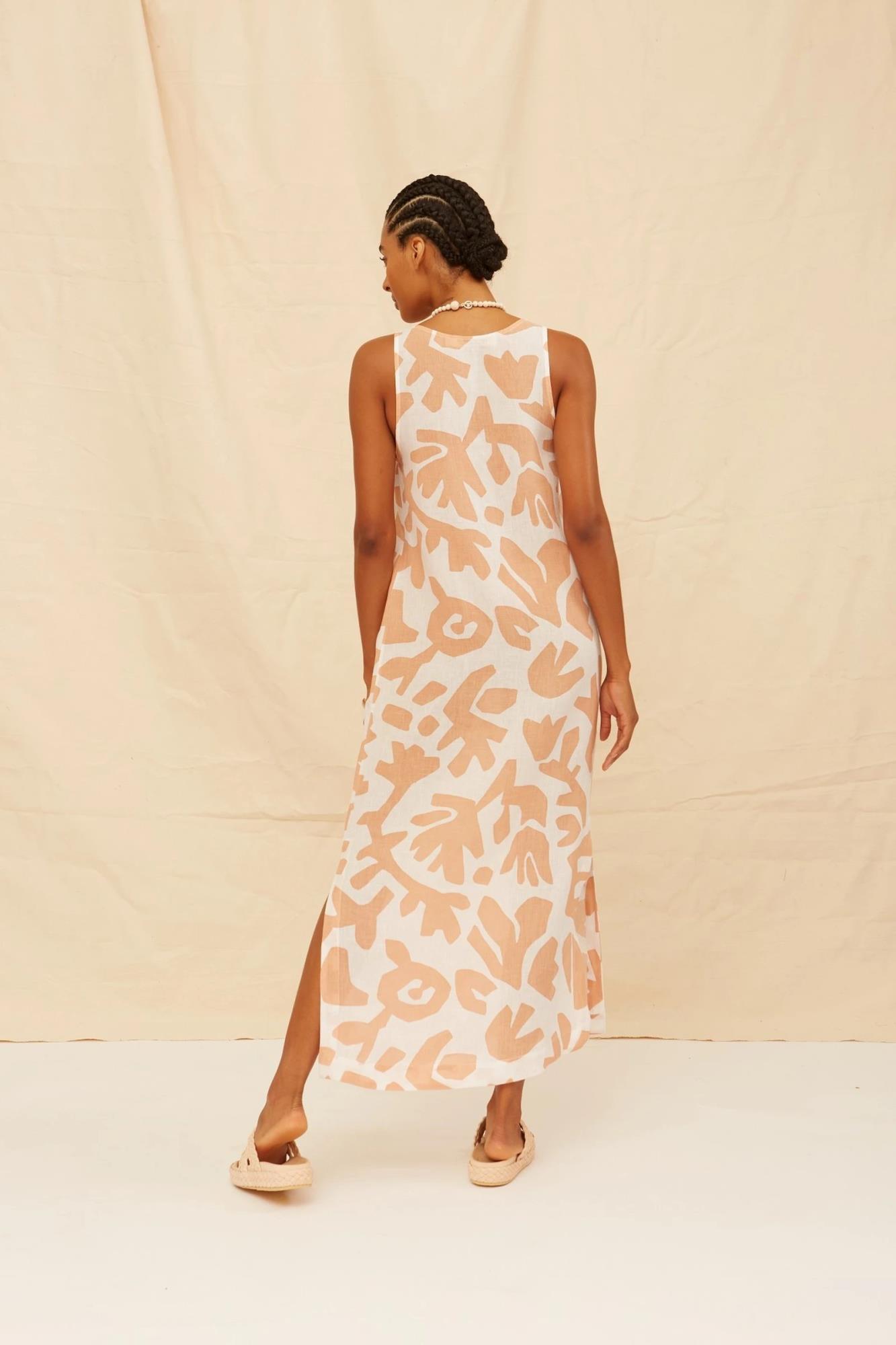 Clarisse Linen Dress - Flavia Aranha