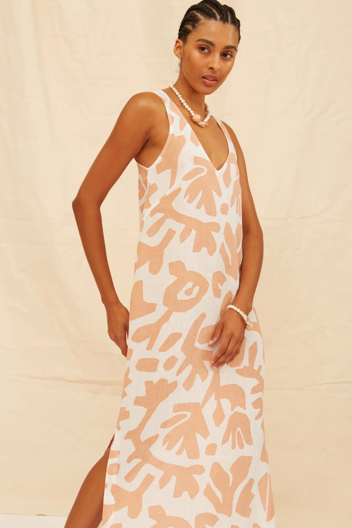 Clarisse Linen Dress - Flavia Aranha