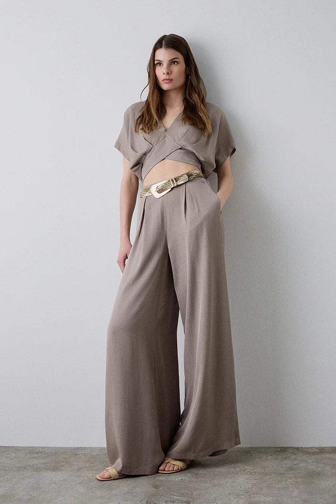 Elasticated Wide Leg Trousers - BSB