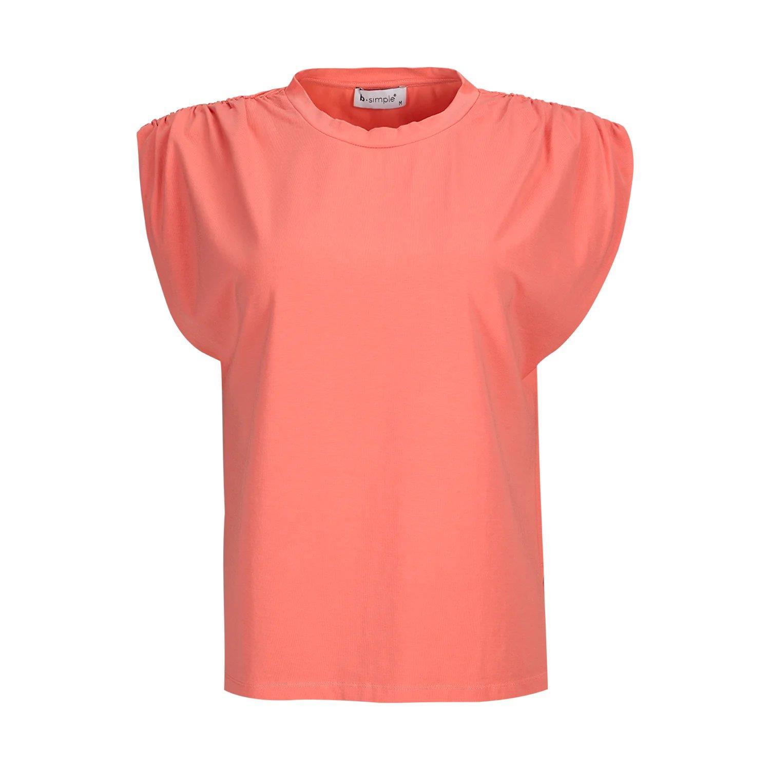 Ruffled Shoulder Top - b.simple