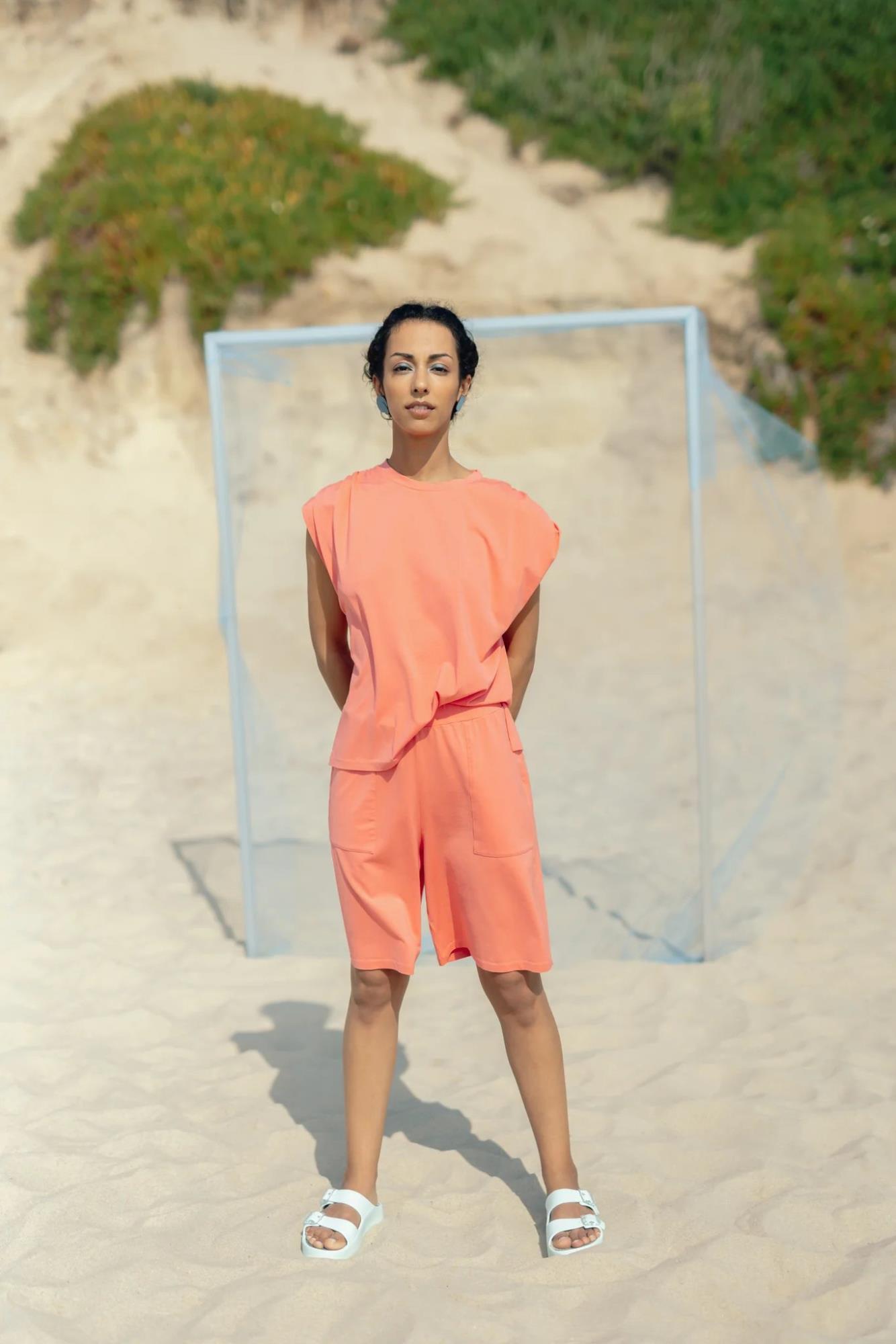 Ruffled Shoulder Top - b.simple