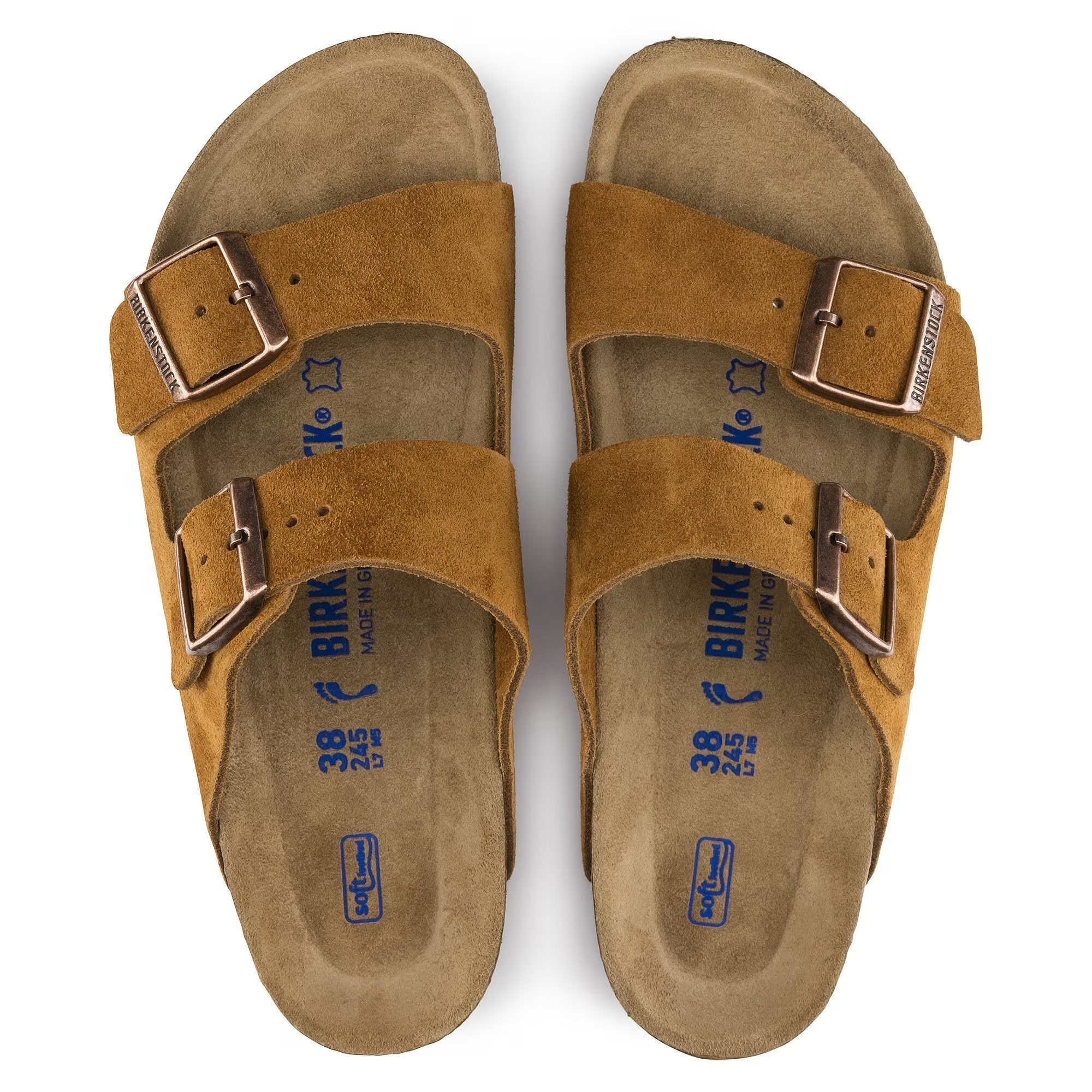 Arizona Soft Footbed Mink Suede Leather