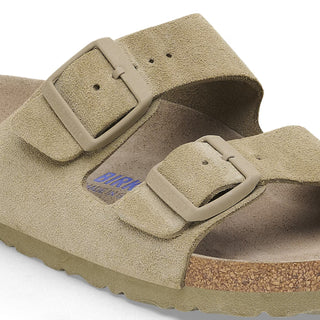 Arizona Soft Footbed Faded Khaki Suede Leather Narrow