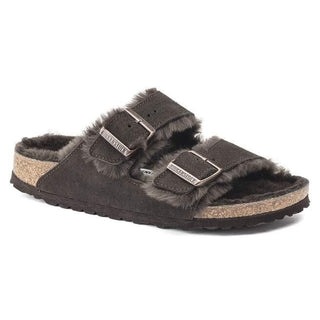 Arizona Shearling Mocca Suede Leather Narrow